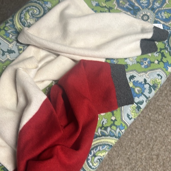 Talbots cashmere color block scarf - Picture 5 of 6